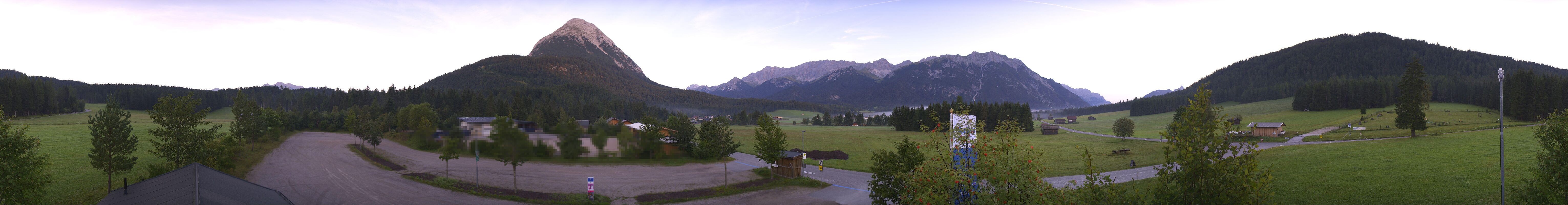 Archived image Webcam Leutasch Moos - Rödlach Parking