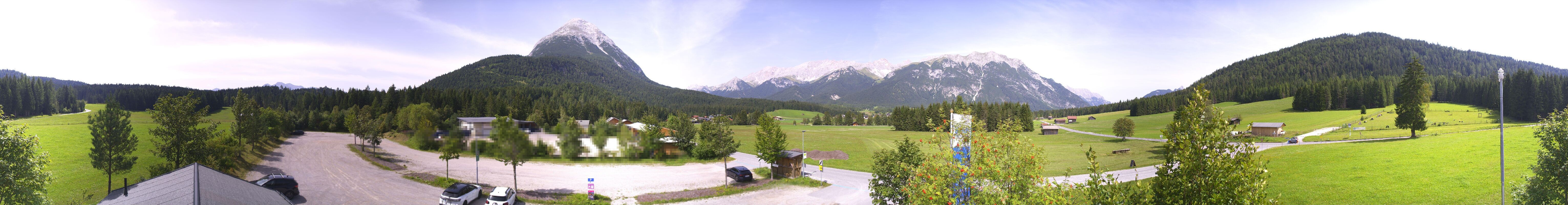 Archived image Webcam Leutasch Moos - Rödlach Parking