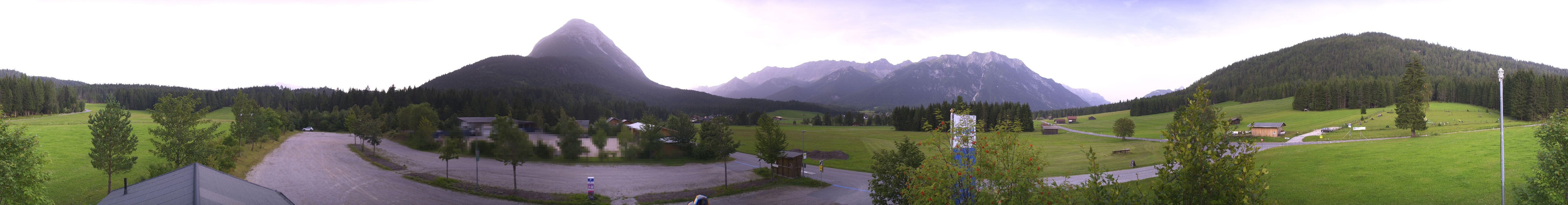 Archived image Webcam Leutasch Moos - Rödlach Parking