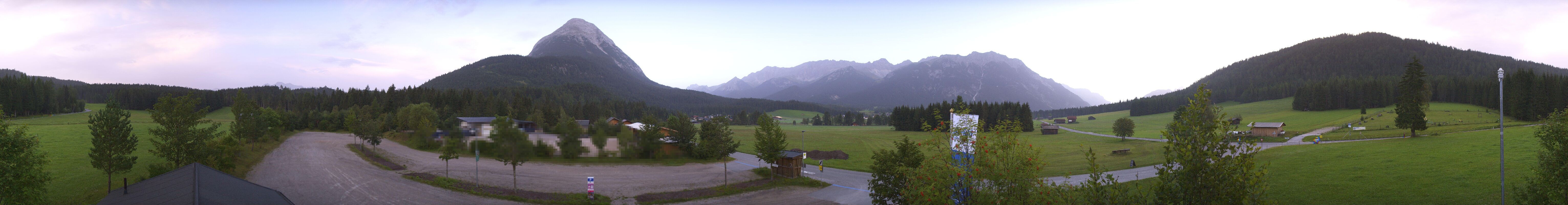 Archived image Webcam Leutasch Moos - Rödlach Parking