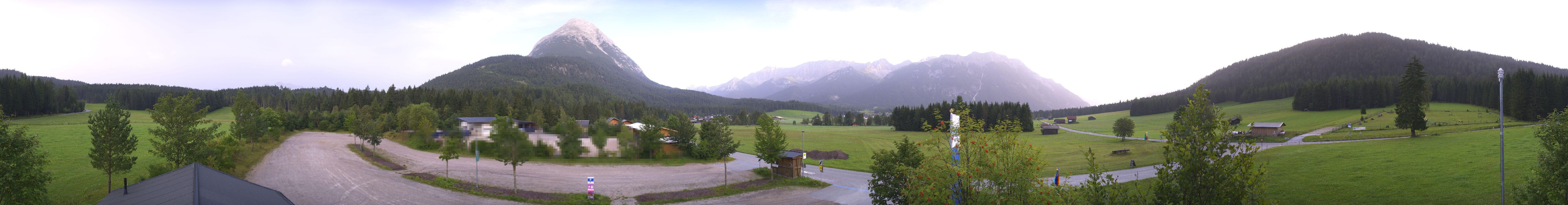 Archived image Webcam Leutasch Moos - Rödlach Parking