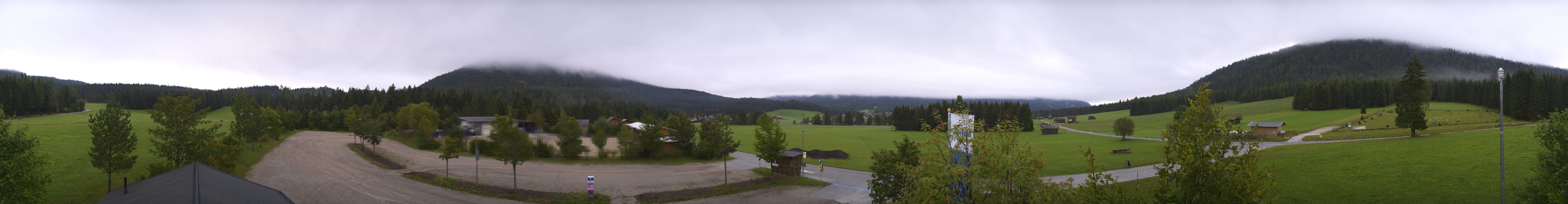 Archiv Foto Webcam Leutasch Moos - Rödlach Parkplatz