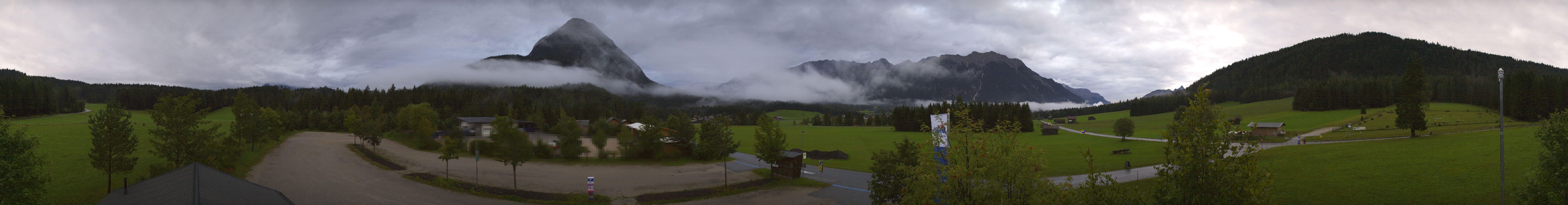 Archived image Webcam Leutasch Moos - Rödlach Parking