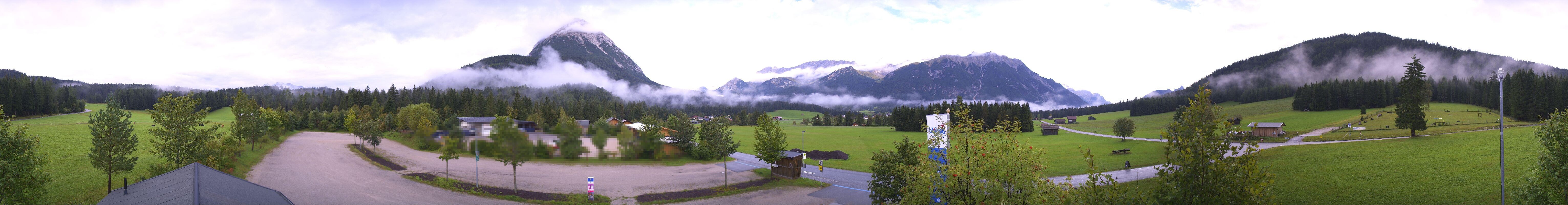 Archived image Webcam Leutasch Moos - Rödlach Parking