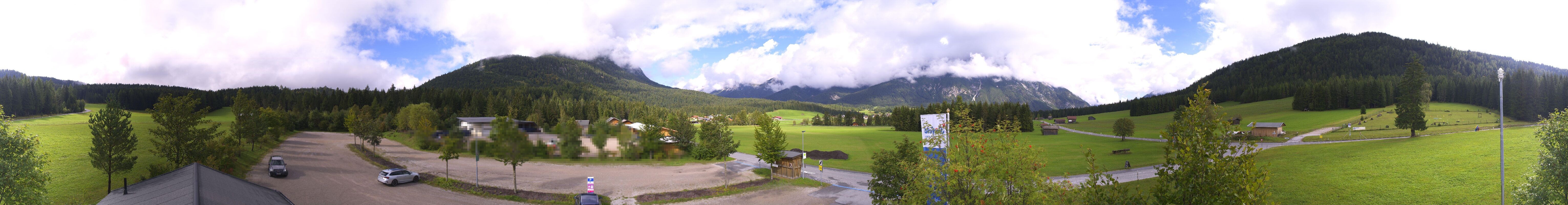 Archived image Webcam Leutasch Moos - Rödlach Parking
