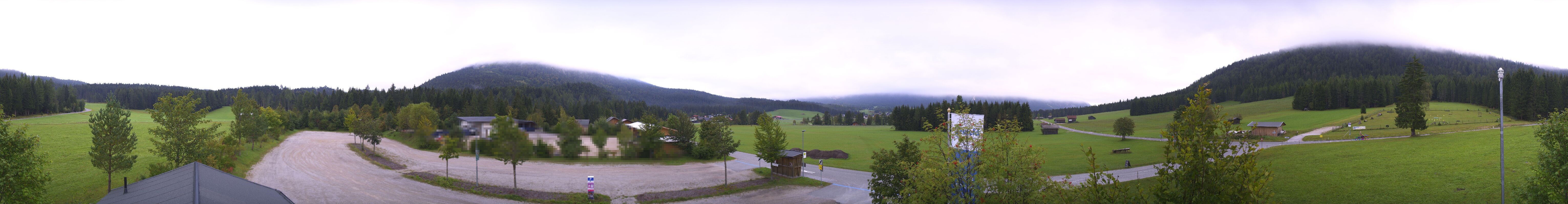 Archiv Foto Webcam Leutasch Moos - Rödlach Parkplatz