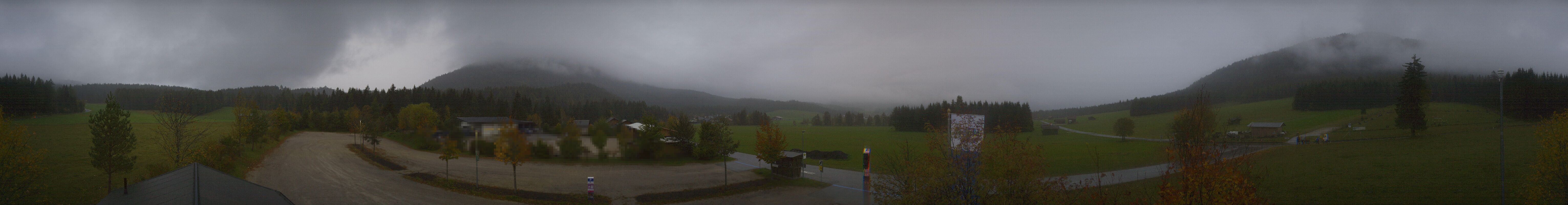 Archiv Foto Webcam Leutasch Moos - Rödlach Parkplatz