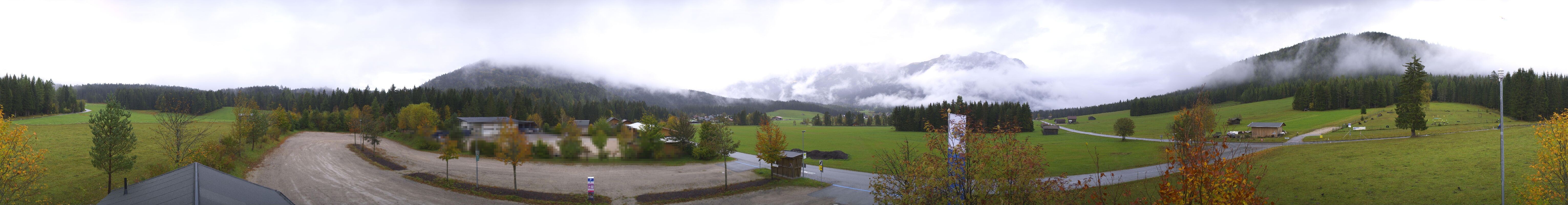 Archiv Foto Webcam Leutasch Moos - Rödlach Parkplatz