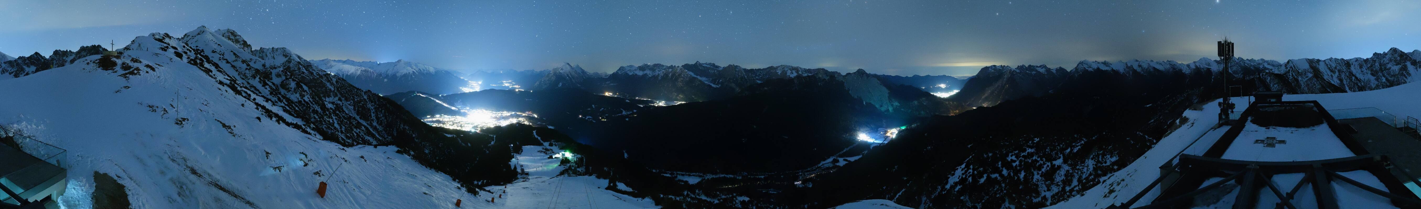 Archiv Foto Webcam Seefeld Rosshütte - Bergstation Seefelder Joch