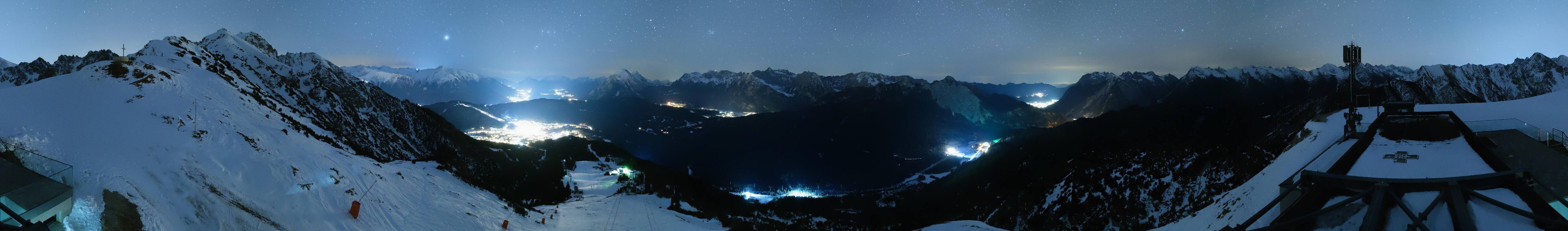 Archiv Foto Webcam Seefeld Rosshütte - Bergstation Seefelder Joch