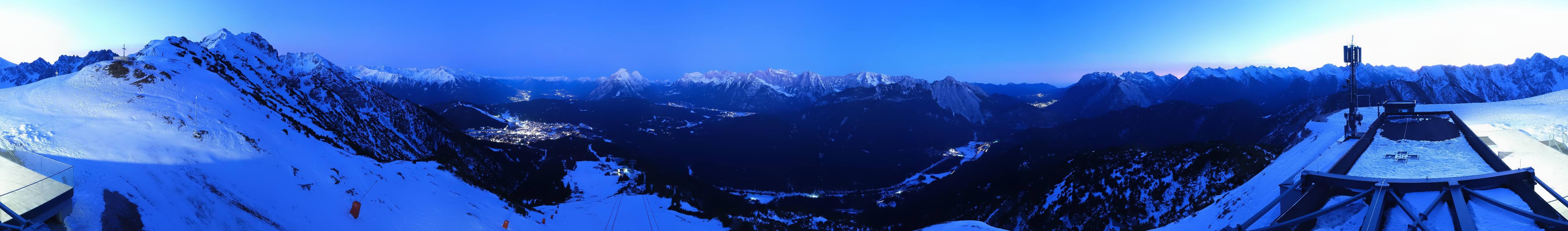 Archiv Foto Webcam Seefeld Rosshütte - Bergstation Seefelder Joch