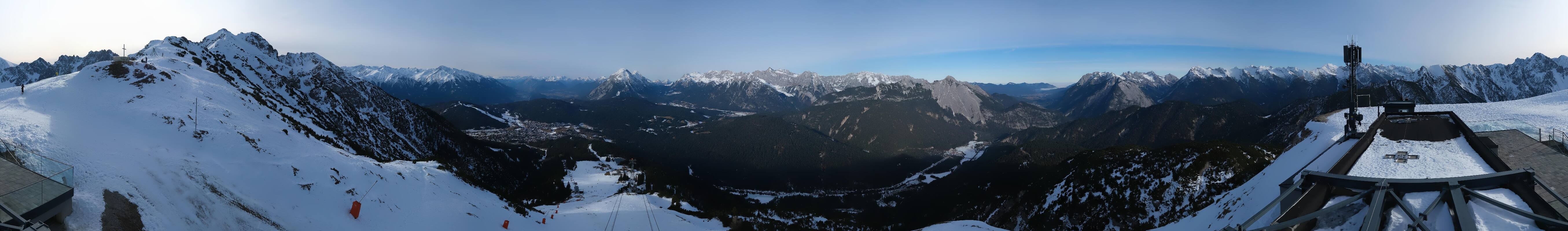 Archiv Foto Webcam Seefeld Rosshütte - Bergstation Seefelder Joch