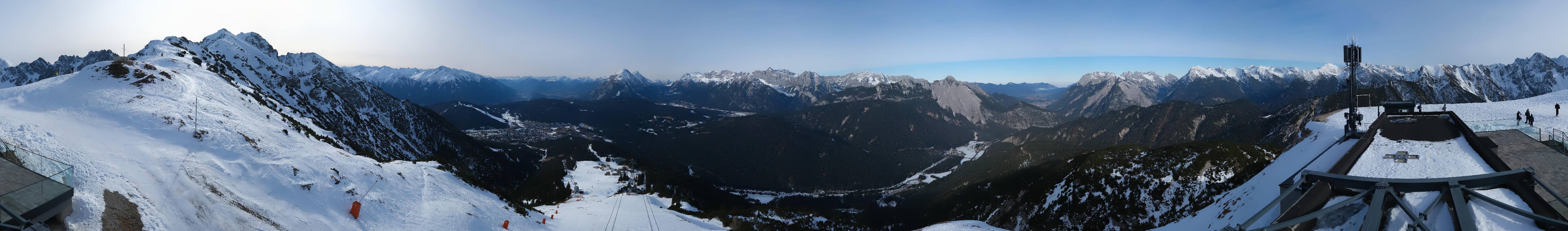 Archiv Foto Webcam Seefeld Rosshütte - Bergstation Seefelder Joch