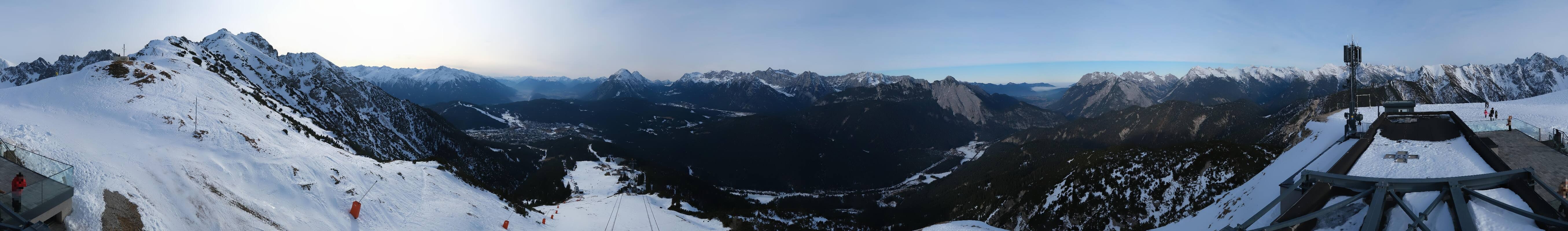 Archiv Foto Webcam Seefeld Rosshütte - Bergstation Seefelder Joch