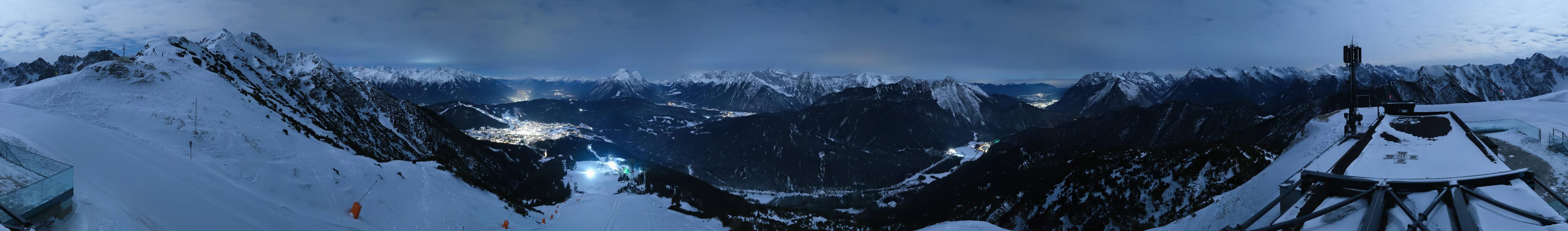 Archiv Foto Webcam Seefeld Rosshütte - Bergstation Seefelder Joch