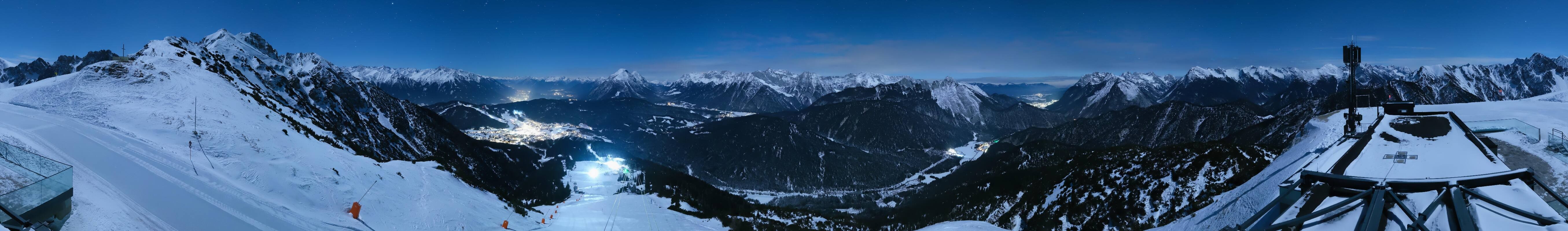 Archiv Foto Webcam Seefeld Rosshütte - Bergstation Seefelder Joch