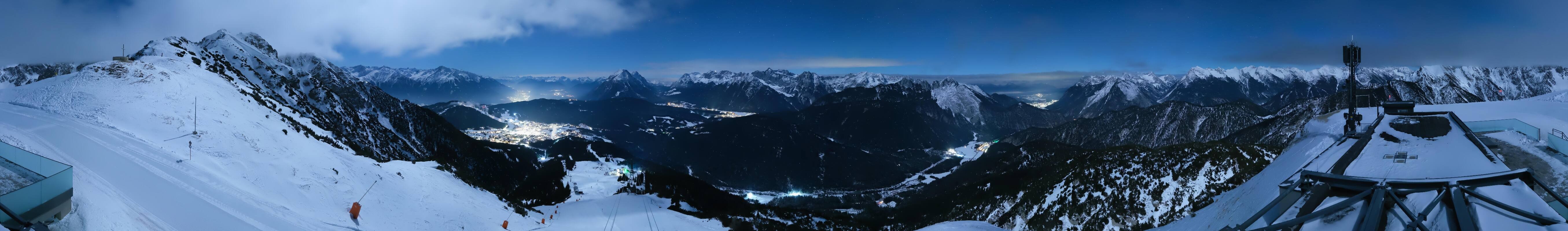 Archiv Foto Webcam Seefeld Rosshütte - Bergstation Seefelder Joch