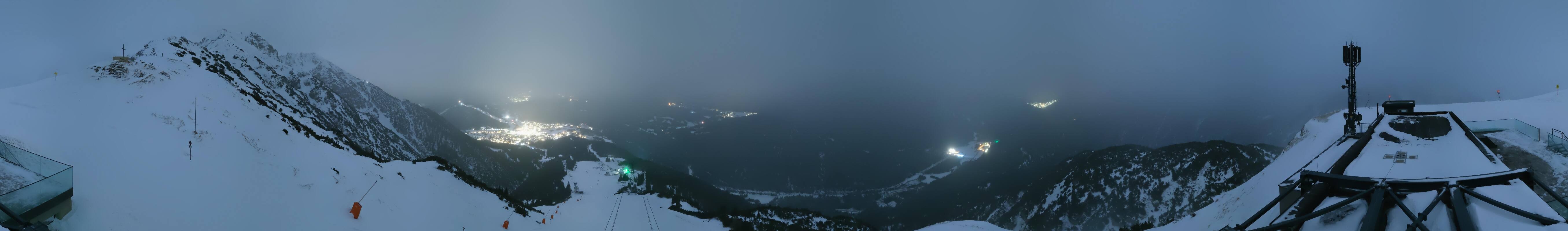 Archiv Foto Webcam Seefeld Rosshütte - Bergstation Seefelder Joch