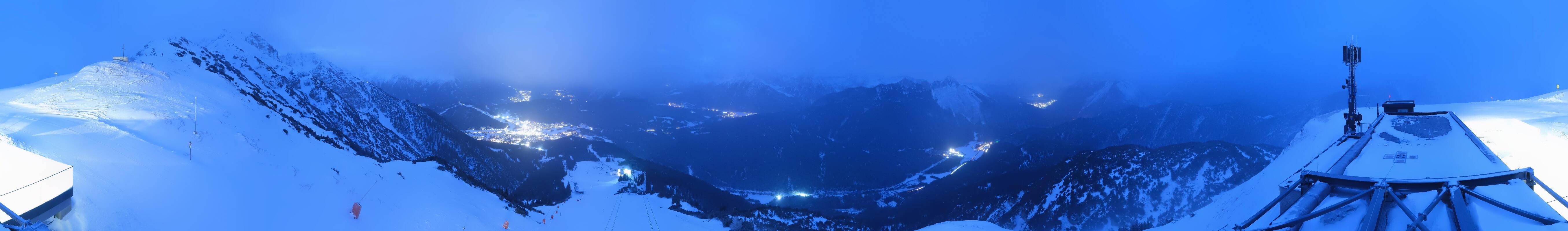 Archiv Foto Webcam Seefeld Rosshütte - Bergstation Seefelder Joch