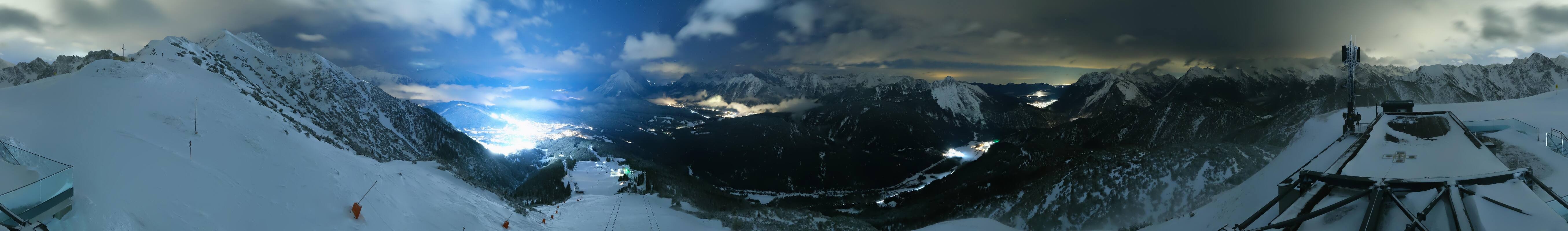 Archiv Foto Webcam Seefeld Rosshütte - Bergstation Seefelder Joch