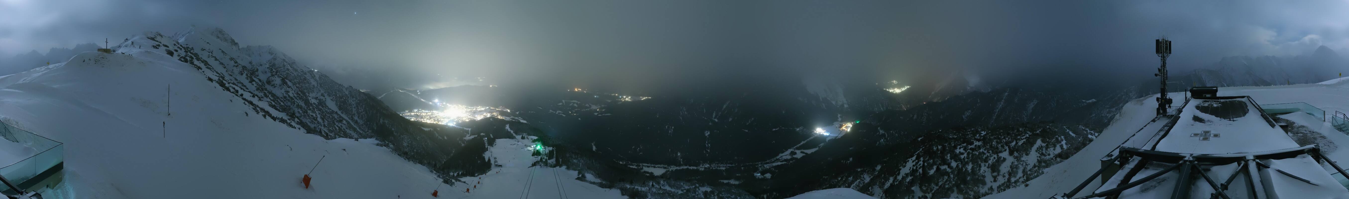 Archiv Foto Webcam Seefeld Rosshütte - Bergstation Seefelder Joch