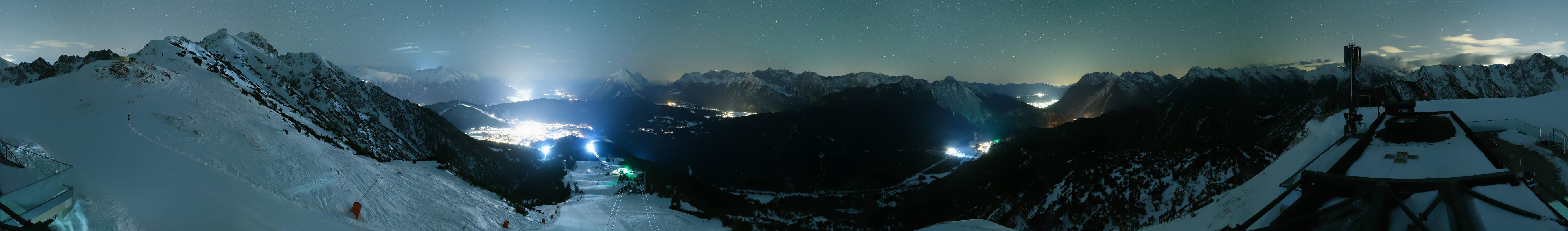 Archiv Foto Webcam Seefeld Rosshütte - Bergstation Seefelder Joch
