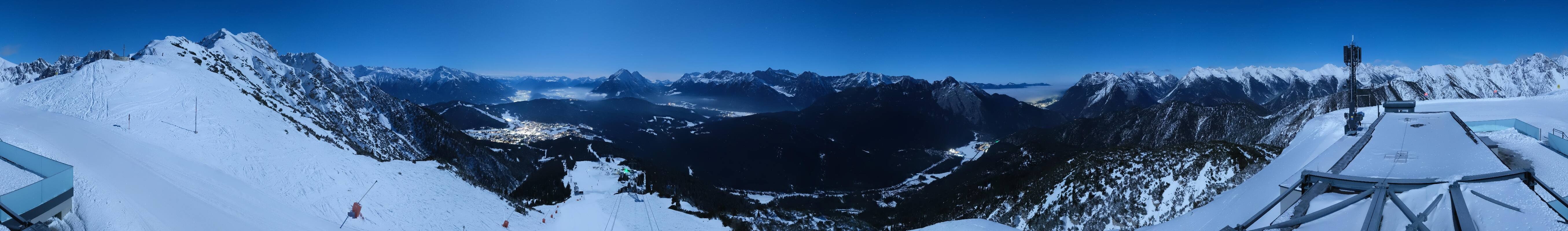 Archiv Foto Webcam Seefeld Rosshütte - Bergstation Seefelder Joch