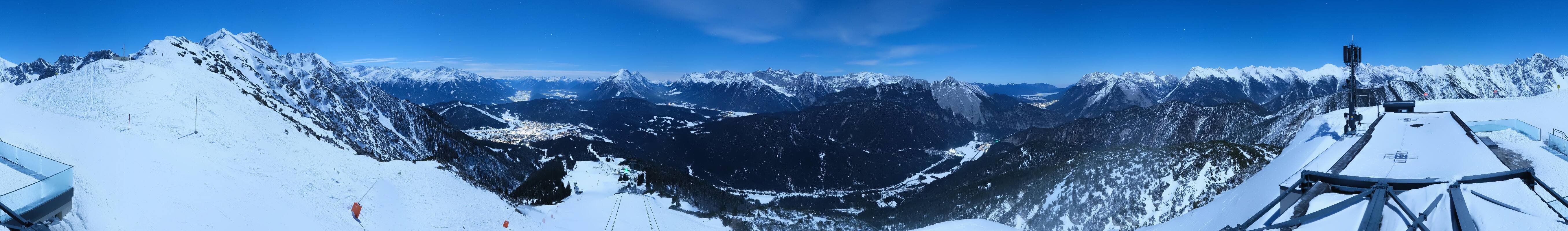 Archiv Foto Webcam Seefeld Rosshütte - Bergstation Seefelder Joch