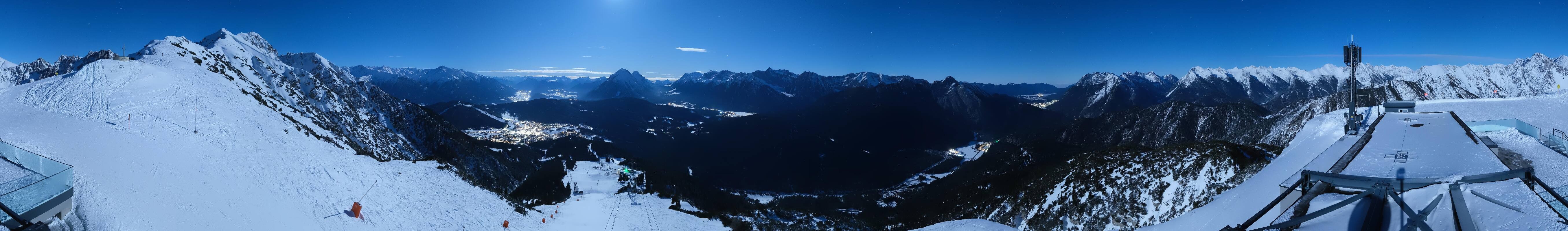 Archiv Foto Webcam Seefeld Rosshütte - Bergstation Seefelder Joch