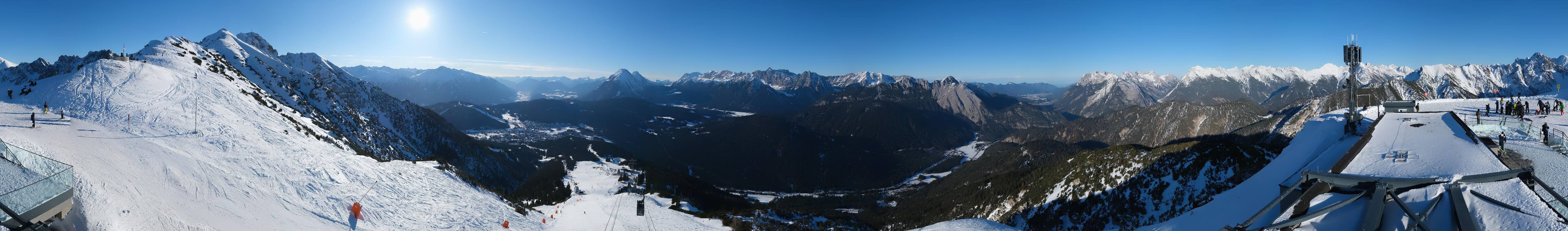 Archiv Foto Webcam Seefeld Rosshütte - Bergstation Seefelder Joch