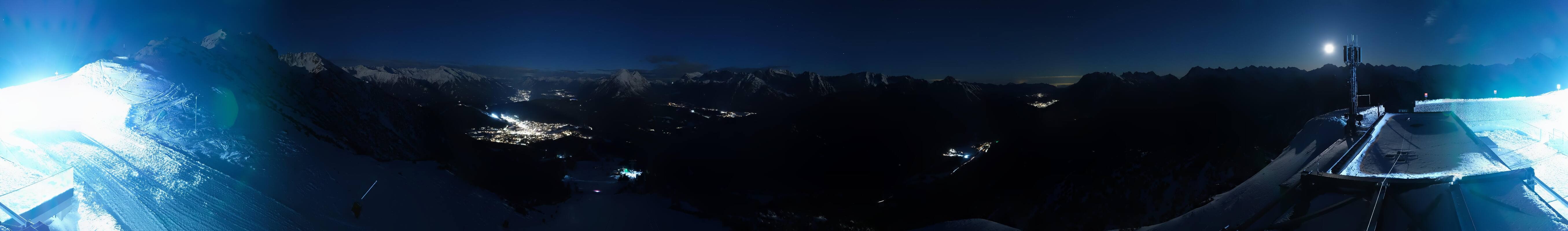 Archiv Foto Webcam Seefeld Rosshütte - Bergstation Seefelder Joch