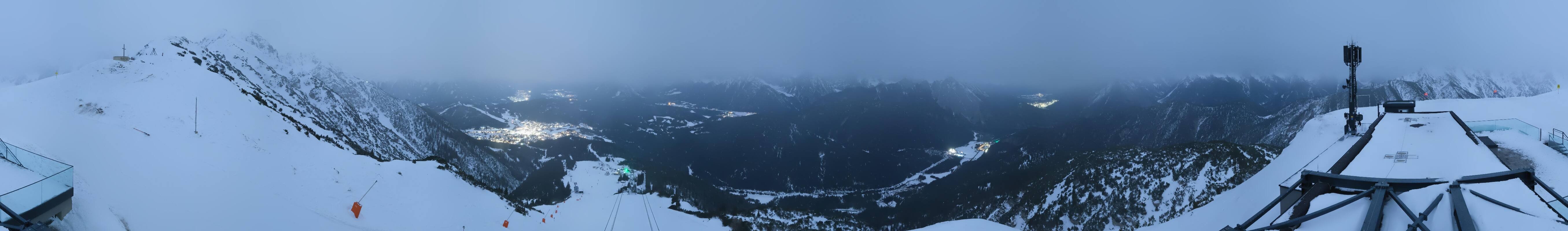 Archiv Foto Webcam Seefeld Rosshütte - Bergstation Seefelder Joch