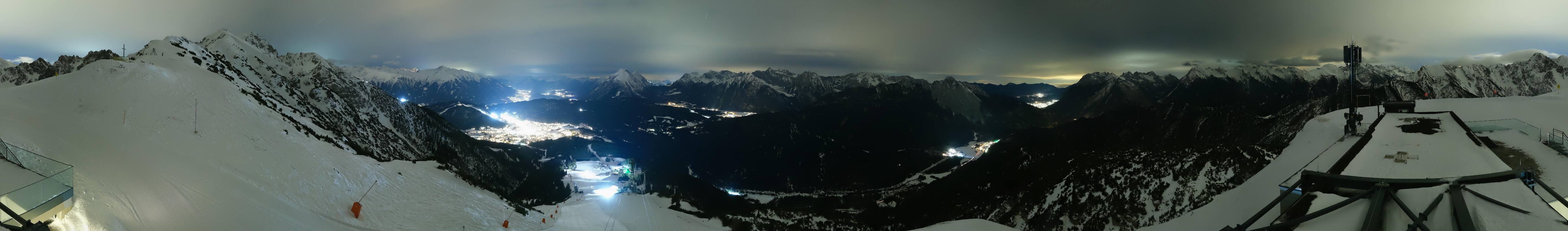 Archiv Foto Webcam Seefeld Rosshütte - Bergstation Seefelder Joch