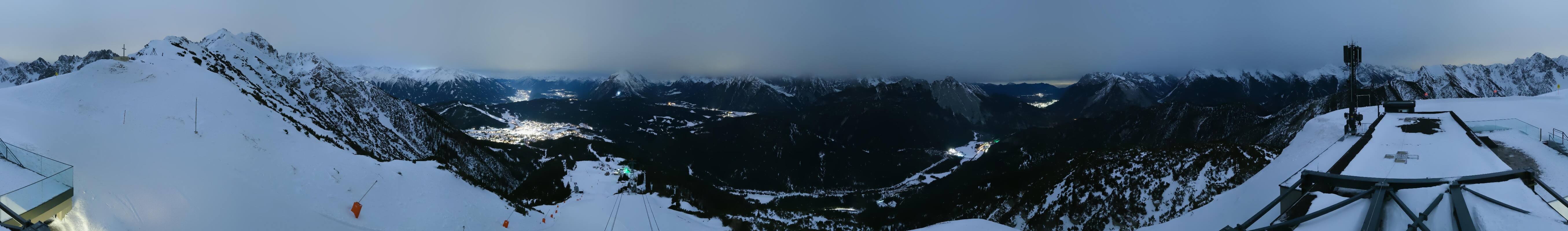 Archiv Foto Webcam Seefeld Rosshütte - Bergstation Seefelder Joch