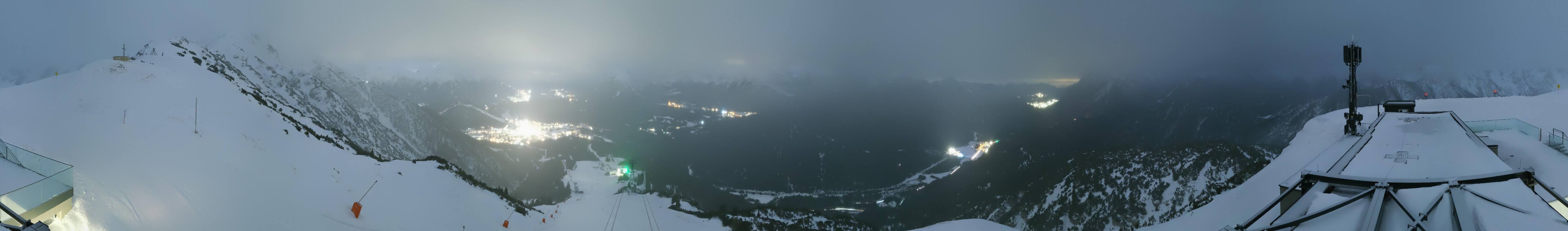 Archiv Foto Webcam Seefeld Rosshütte - Bergstation Seefelder Joch