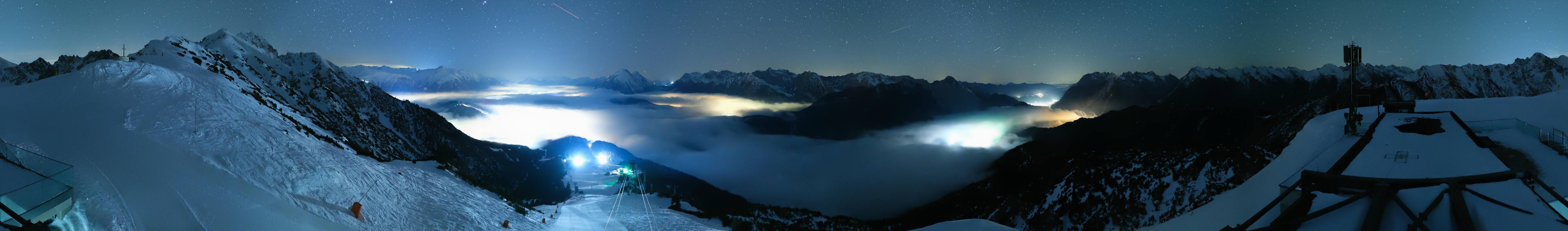 Archiv Foto Webcam Seefeld Rosshütte - Bergstation Seefelder Joch