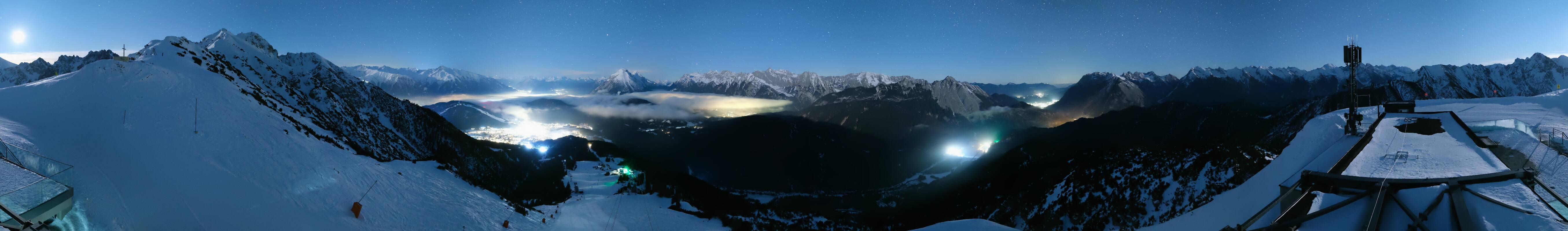 Archiv Foto Webcam Seefeld Rosshütte - Bergstation Seefelder Joch