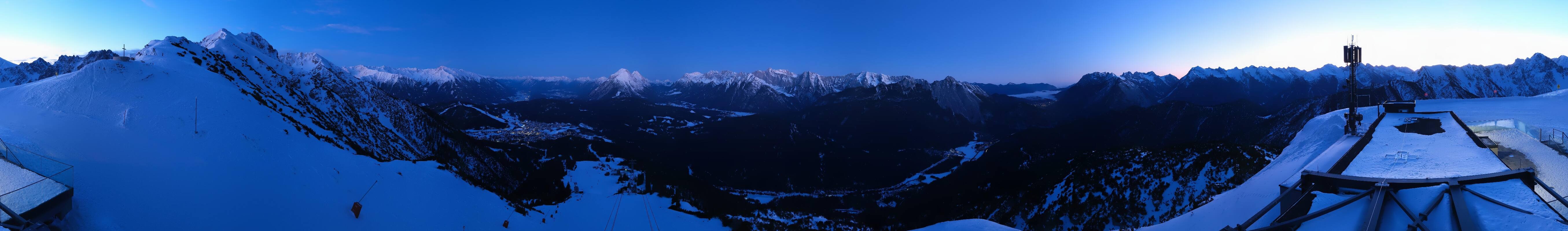 Archiv Foto Webcam Seefeld Rosshütte - Bergstation Seefelder Joch