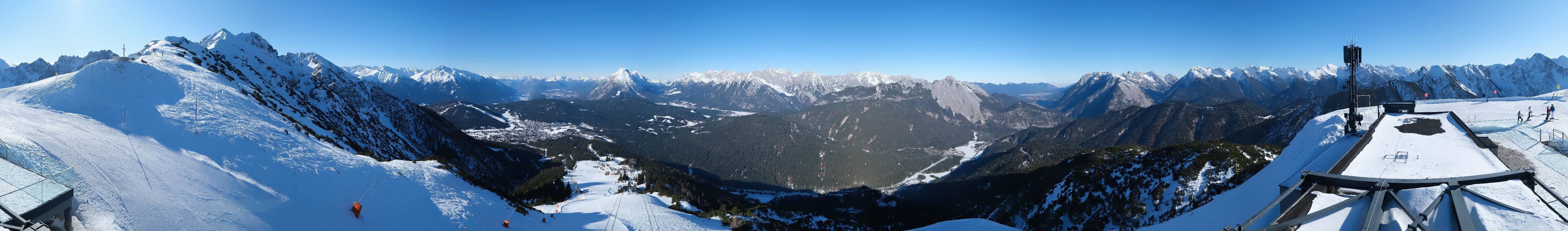 Archiv Foto Webcam Seefeld Rosshütte - Bergstation Seefelder Joch
