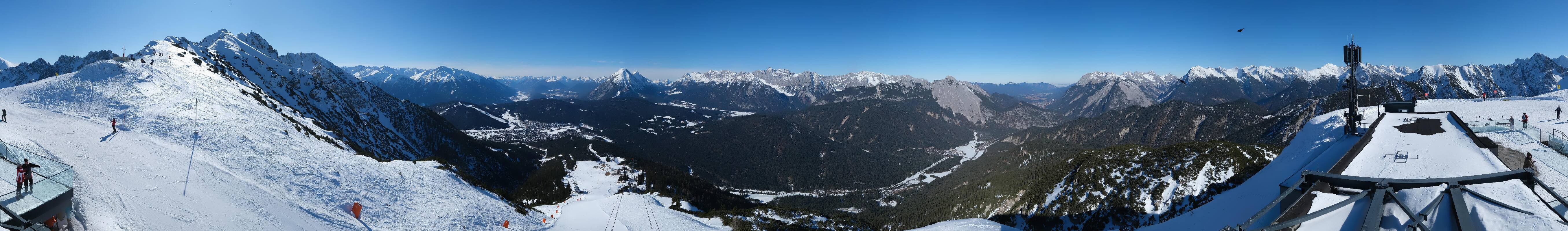 Archiv Foto Webcam Seefeld Rosshütte - Bergstation Seefelder Joch