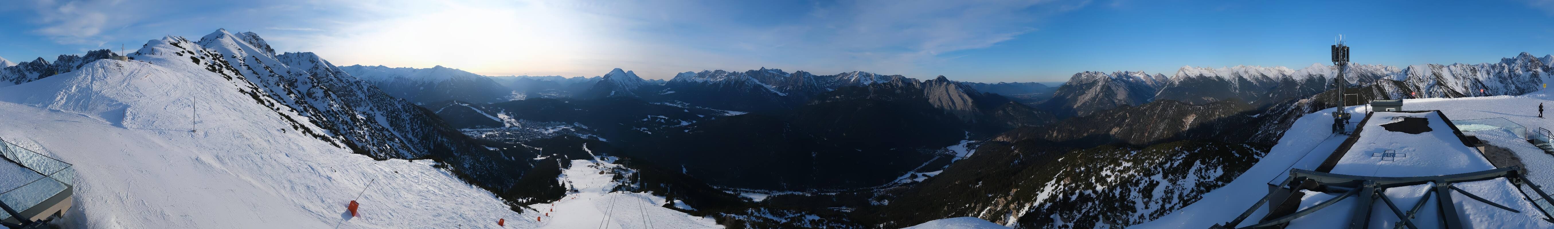 Archiv Foto Webcam Seefeld Rosshütte - Bergstation Seefelder Joch