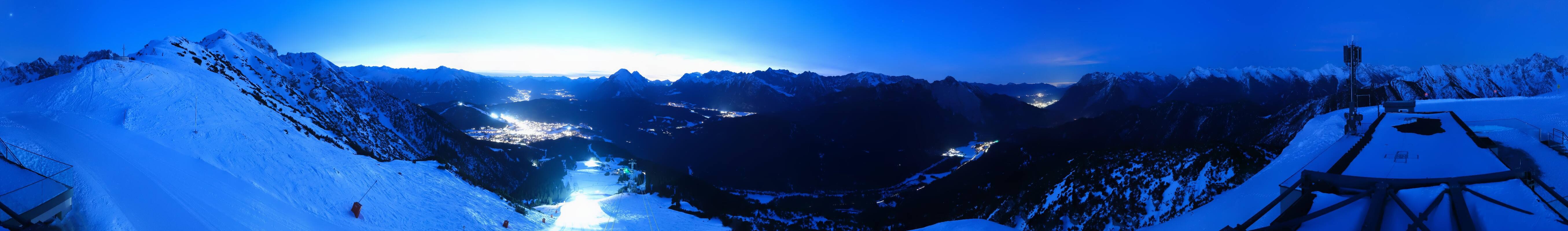 Archiv Foto Webcam Seefeld Rosshütte - Bergstation Seefelder Joch