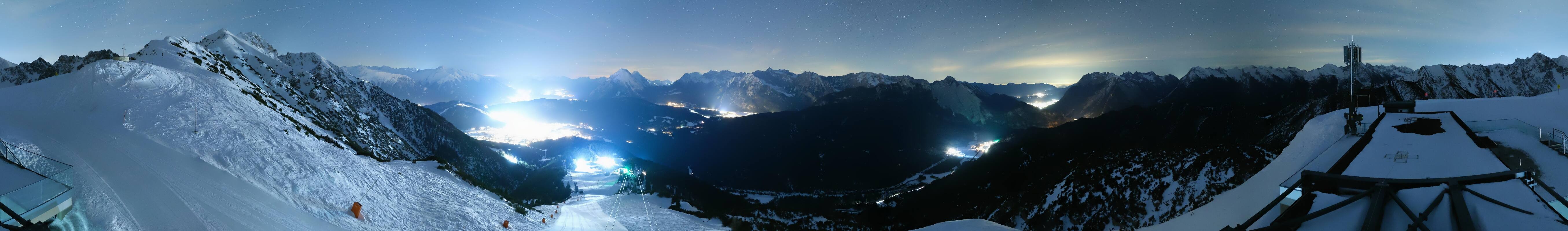 Archiv Foto Webcam Seefeld Rosshütte - Bergstation Seefelder Joch