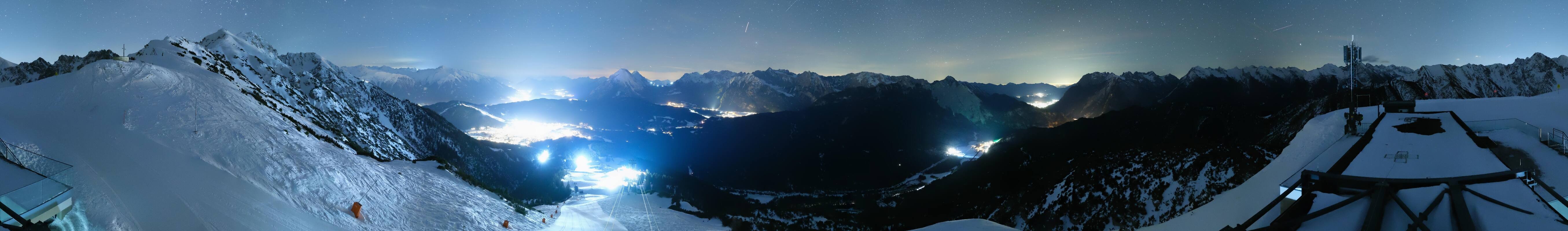 Archiv Foto Webcam Seefeld Rosshütte - Bergstation Seefelder Joch