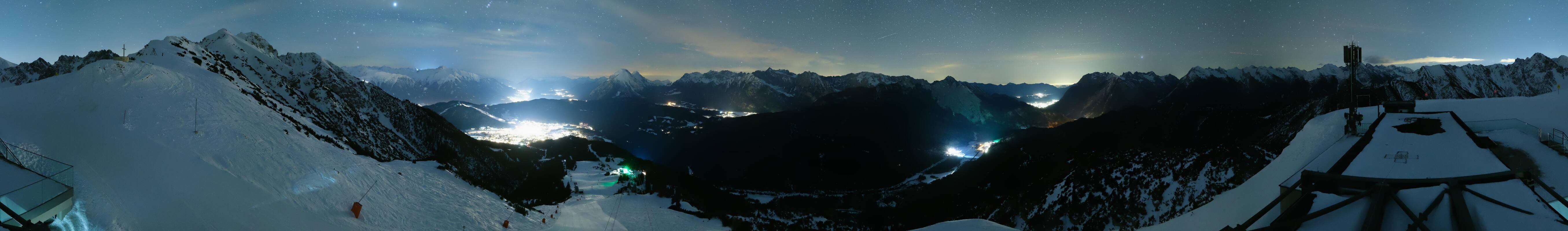 Archiv Foto Webcam Seefeld Rosshütte - Bergstation Seefelder Joch