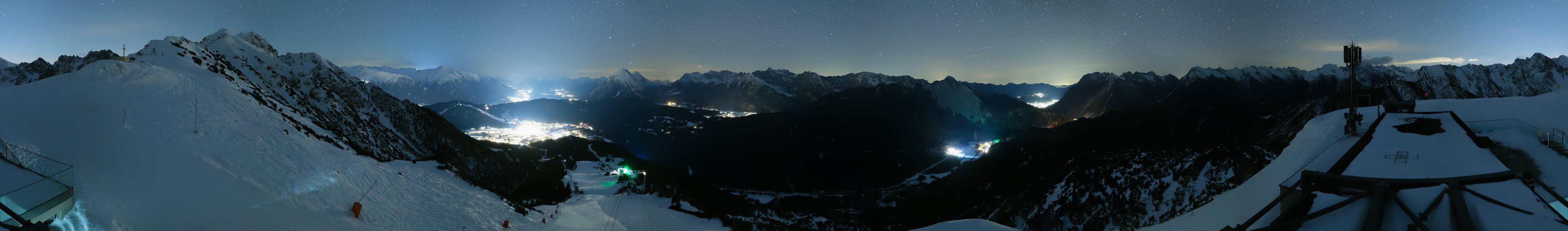 Archiv Foto Webcam Seefeld Rosshütte - Bergstation Seefelder Joch