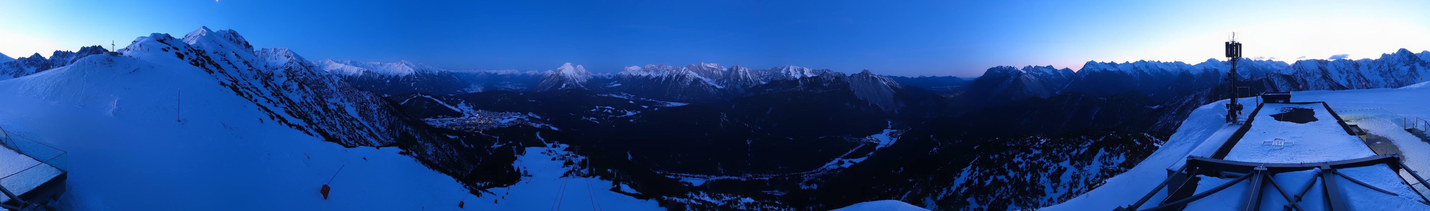 Archiv Foto Webcam Seefeld Rosshütte - Bergstation Seefelder Joch