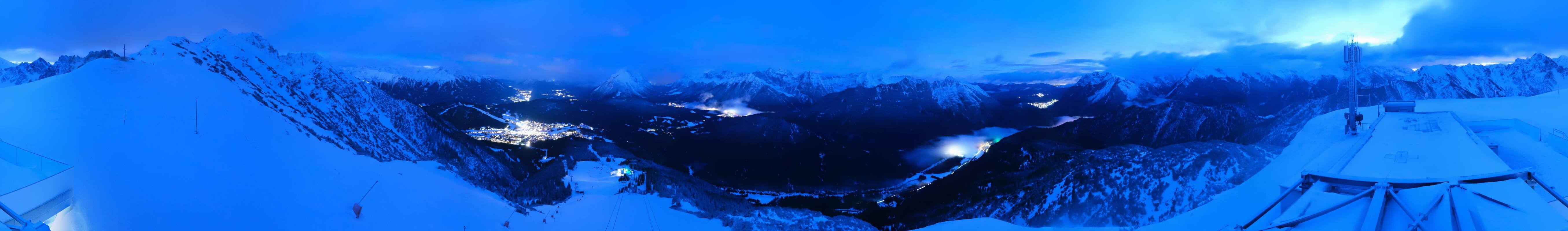 Archiv Foto Webcam Seefeld Rosshütte - Bergstation Seefelder Joch