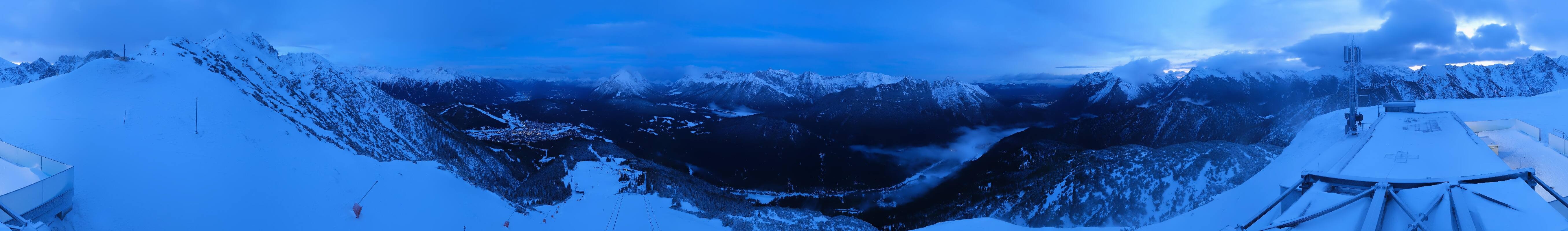 Archiv Foto Webcam Seefeld Rosshütte - Bergstation Seefelder Joch