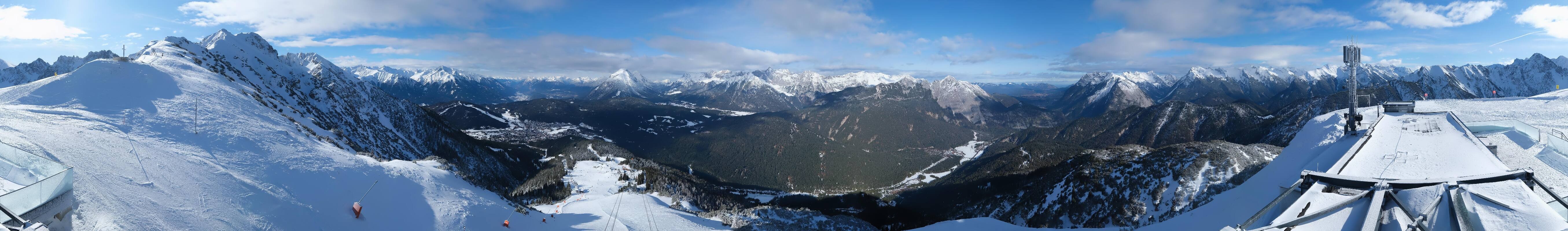 Archiv Foto Webcam Seefeld Rosshütte - Bergstation Seefelder Joch